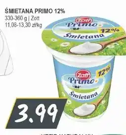 Słoneczko Śmietana Primo Zott 12% oferta