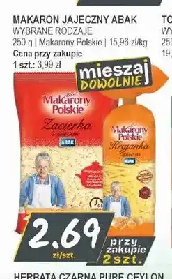 Słoneczko Makaron jajeczny Abak oferta