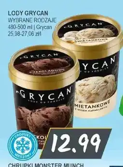 Słoneczko Lody Grycan oferta