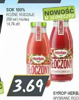 Słoneczko Sok Hortex 100% oferta
