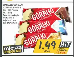Słoneczko Wafelek Góralki z czekoladą oferta