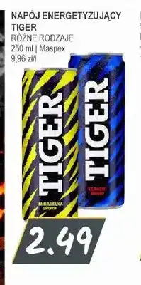 Słoneczko Napój energetyzujący Tiger Mirabelka oferta