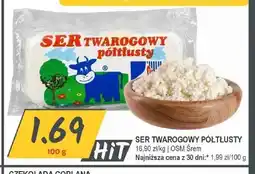 Słoneczko Ser twarogowy półtłusty OSM Śrem oferta