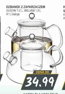 Słoneczko Dzbanek z zaparzaczem Gustav 1,2 l Galicja oferta