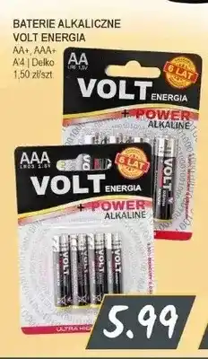Słoneczko Baterie alkaliczne AA+ Volt Energia oferta