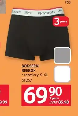 Selgros Bokserki Reebok 3-pak oferta