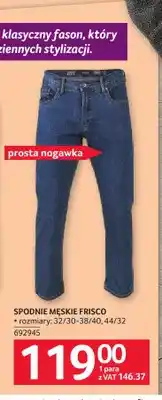 Selgros Spodnie męskie Frisco oferta