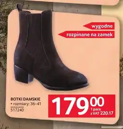 Selgros Botki damskie oferta