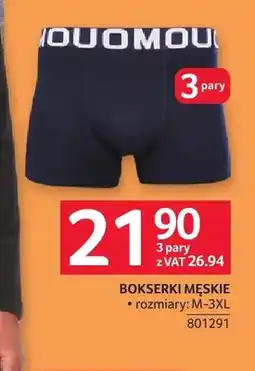 Selgros Bokserki męskie 3-pak oferta