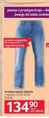 Selgros Spodnie męskie Denver oferta