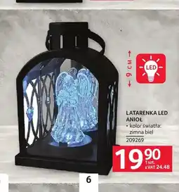 Selgros Latarenka LED Anioł 9 cm oferta