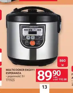 Selgros Multicooker EKG011 Esperanza oferta