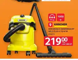Selgros Odkurzacz uniwersalny Wd 2 Plus V-15/4/18 Kärcher oferta