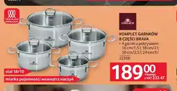 Selgros Komplet garnków 8 części Brava Gerlach oferta