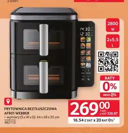 Selgros Frytownica beztłuszczowa AF901 Webber oferta