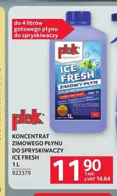 Selgros Koncentrat zimowego płynu do spryskiwaczy Ice Fresh Plak oferta