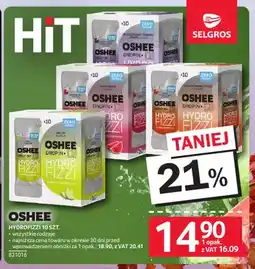 Selgros Tabletki musujące Hydrofizzy Oshee oferta