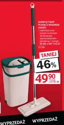 Selgros Komplet mop płaski z wiadrem Handy oferta
