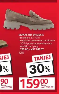 Selgros Mokasyny damskie oferta