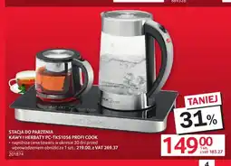 Selgros Stacja do parzenia kawy i herbaty PC-TKS1056 Profi Cook oferta
