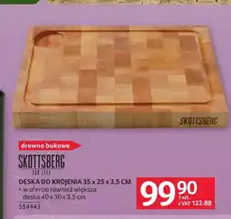 Selgros Deska do krojenia 35x25x3,5 cm Skottsberg oferta