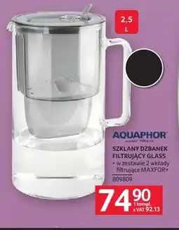Selgros Szklany dzbanek filtrujący Glass Aquaphor oferta