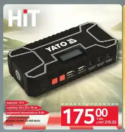 Selgros Powerbank rozruchowy Yato oferta