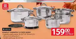 Selgros Komplet garnków 13 części Berry Ambition oferta