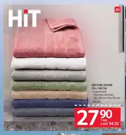 Selgros Ręcznik Adore 70x140 cm oferta