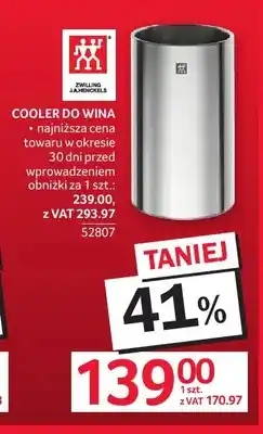 Selgros Cooler do wina Zwilling J.A. Henckels oferta