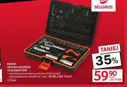 Selgros Zestaw narzędzi 45 elementów Kendo oferta