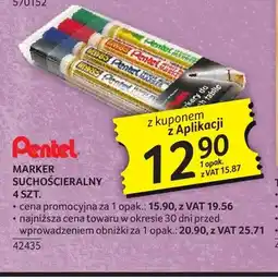 Selgros Marker suchościeralny Pentel 4 szt oferta