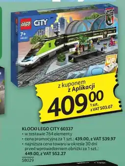 Selgros Klocki LEGO City 60337 oferta