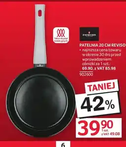 Selgros Patelnia 20 cm Reviso Zwieger oferta