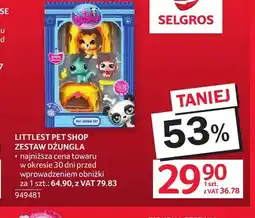 Selgros Zestaw dżungla Littlest Pet Shop oferta