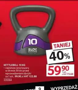 Selgros Kettlebell 10 kg Body Sculpture oferta