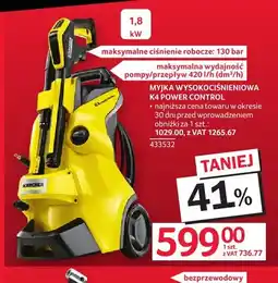 Selgros Myjka wysokociśnieniowa K4 Power Control Kärcher oferta