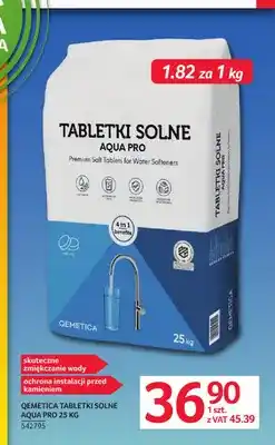 Selgros Tabletki solne Aqua Pro Qemetica oferta