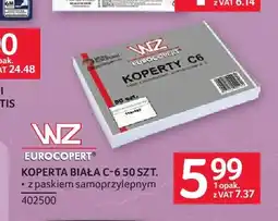Selgros Koperta biała C-6 Eurocopert oferta