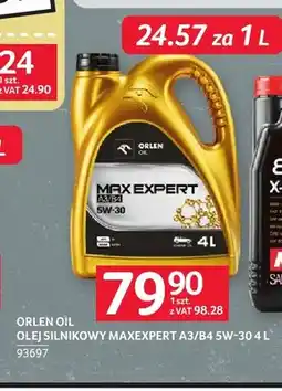 Selgros Olej silnikowy MaxExpert A3/B4 5W-30 Orlen Oil oferta