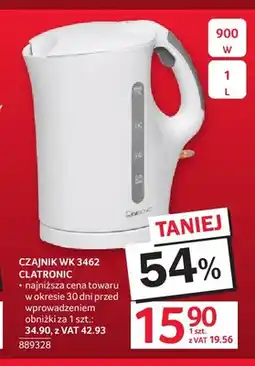 Selgros Czajnik Wk 3462 Clatronic oferta