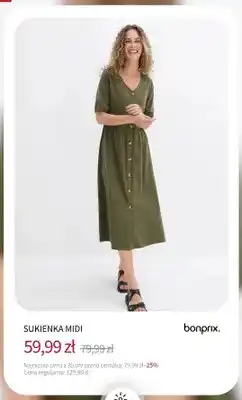 Sukienka midi Bonprix
