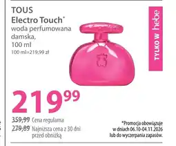 Hebe Woda perfumowana damska tous oferta
