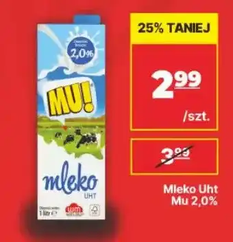 API MARKET Mleko UHT Mu! 2,0% oferta