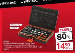 Selgros Zestaw kluczy nasadowych 1/4 Bmc Kendo oferta