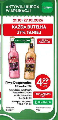 Żabka Piwo Desperados oferta