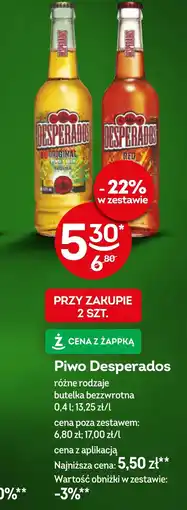 Żabka Piwo Desperados oferta