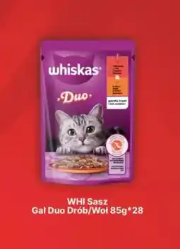 API MARKET Karma dla kota Whiskas saszetka galaretka Duo drób wołowina oferta