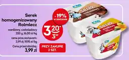 Żabka Serek homogenizowany Rolmlecz oferta