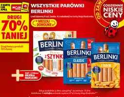 Biedronka Wszystkie parówki Berlinki oferta